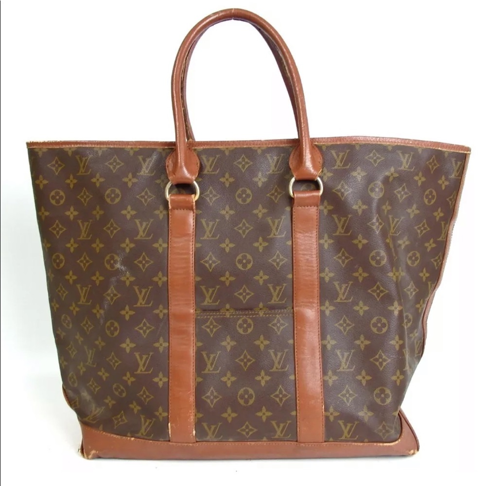 Auth Louis Vuitton Sac Weekend Tote Large L31TO199